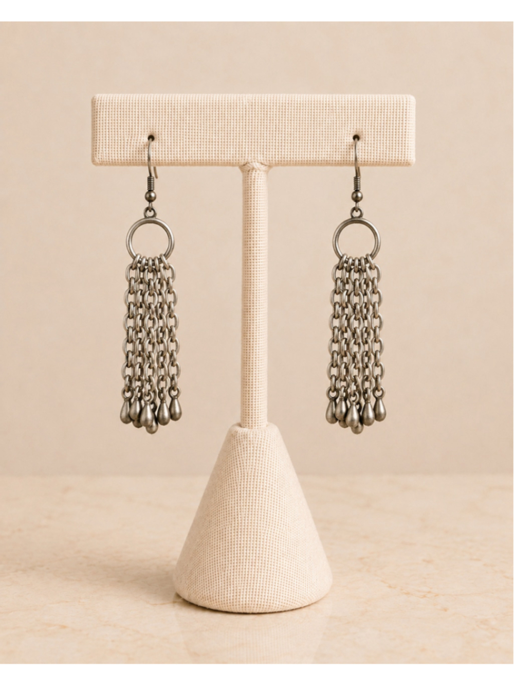 Women's Unbranded Silver Chain Tassel Drop Earrings One Size